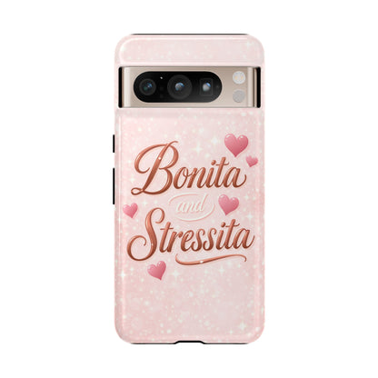 Bonita Stressita Phone Case Cute Latina Aesthetic Pink Coquette Case