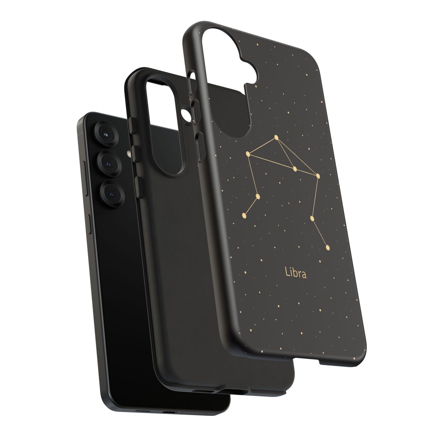Libra Zodiac Constellation Phone Case – Luxe Gold Celestial Cover