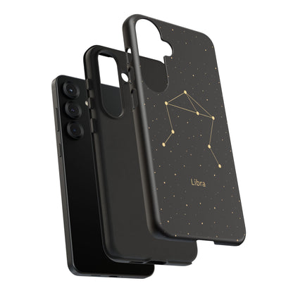 Libra Zodiac Constellation Phone Case – Luxe Gold Celestial Cover