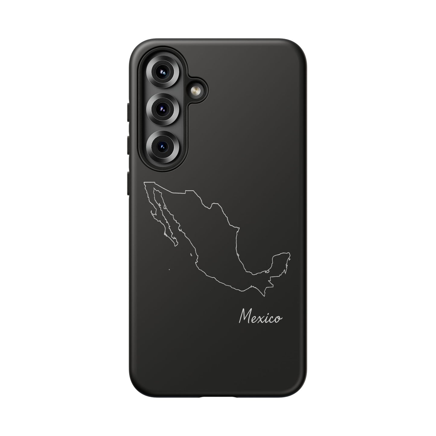 Mexico Outline Phone Case – Minimal Country Map Tough Case (iPhone, Samsung, Pixel)