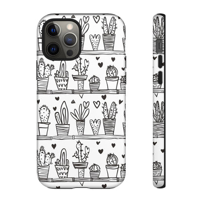 Cactus Succulent Phone Case Cute Plant Aesthetic iPhone Samsung Cover