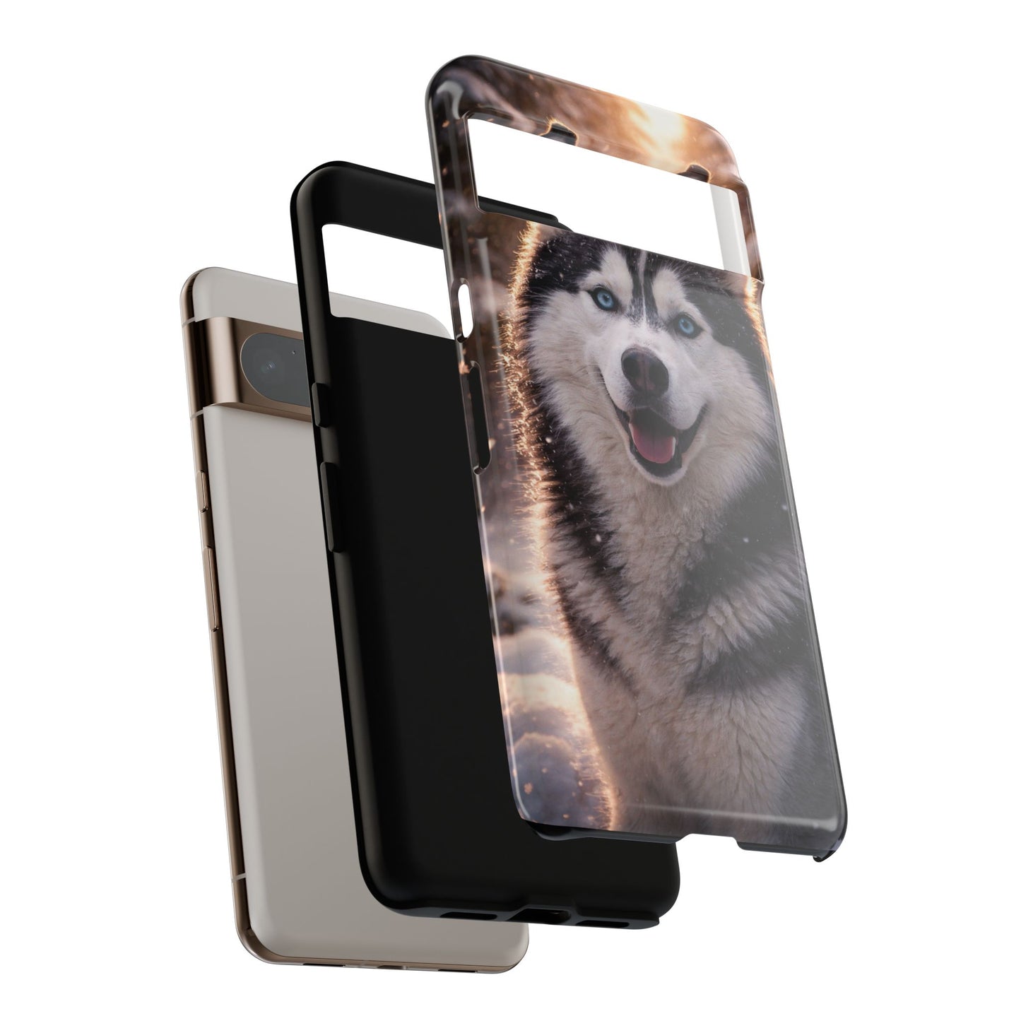 Siberian Husky Tough Phone Case | Blue Eyes Dog Cover Protective iPhone Case
