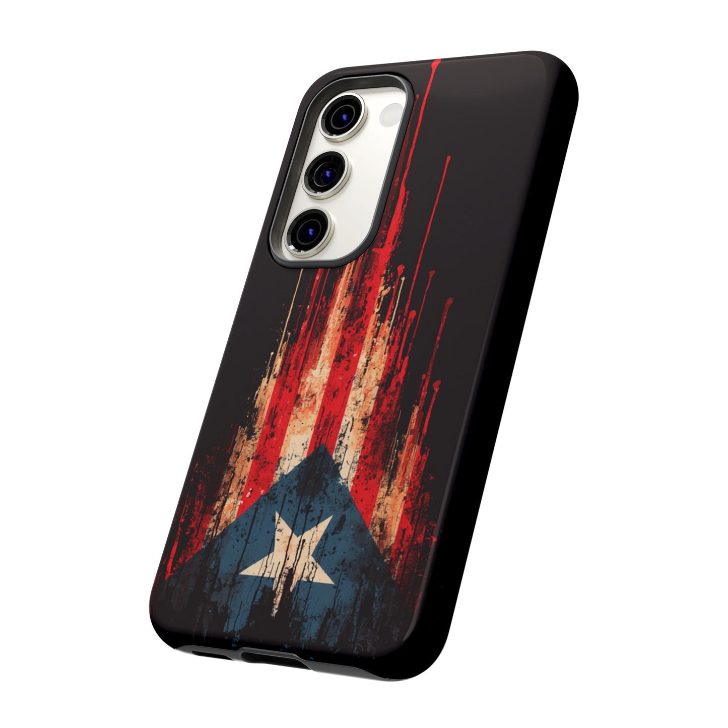 Puerto Rico Flag Phone Case | Distressed Puerto Rican Flag Tough Case | Boricua Pride Protective iPhone Samsung Cover