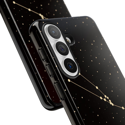 Taurus Zodiac Constellation Phone Case – Luxe Gold Celestial Cover