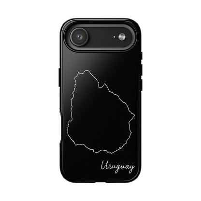 Uruguay Outline Phone Case – Minimal Country Map Tough Case (iPhone, Samsung, Pixel)
