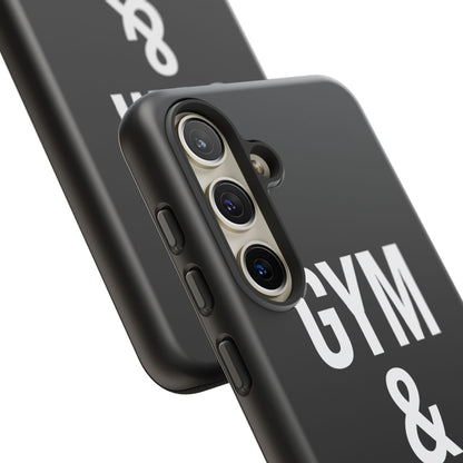 Gym & Jesus Phone Case Christian Faith Workout Gym Motivation Case