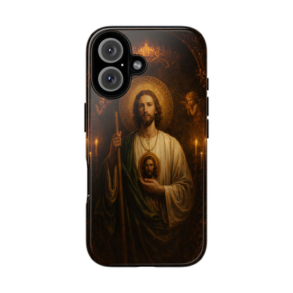 San Judas Phone Case Saint Jude Catholic Saint Religious Art Portrait Tough