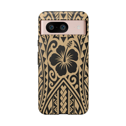 Polynesian Tribal Hawaiin Hibiscus Phone Case for iPhone Samsung Galaxy