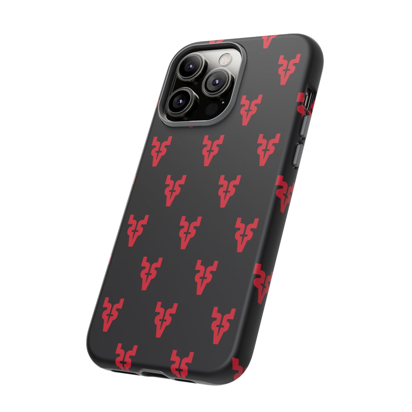 Mazatlán Bull Phone Case – Black Red Streetwear Tough Shockproof Cover