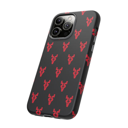 Mazatlán Bull Phone Case – Black Red Streetwear Tough Shockproof Cover