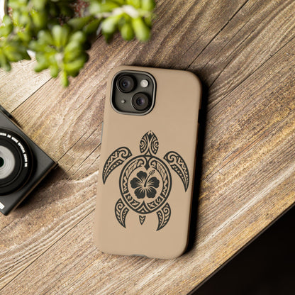 Polynesian Turtle Phone Case | Hawaiian Beach Tough Cover