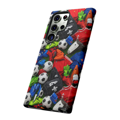 Soccer Ball Pattern Phone Case – Sports Fan Tough Protective Game Day Case