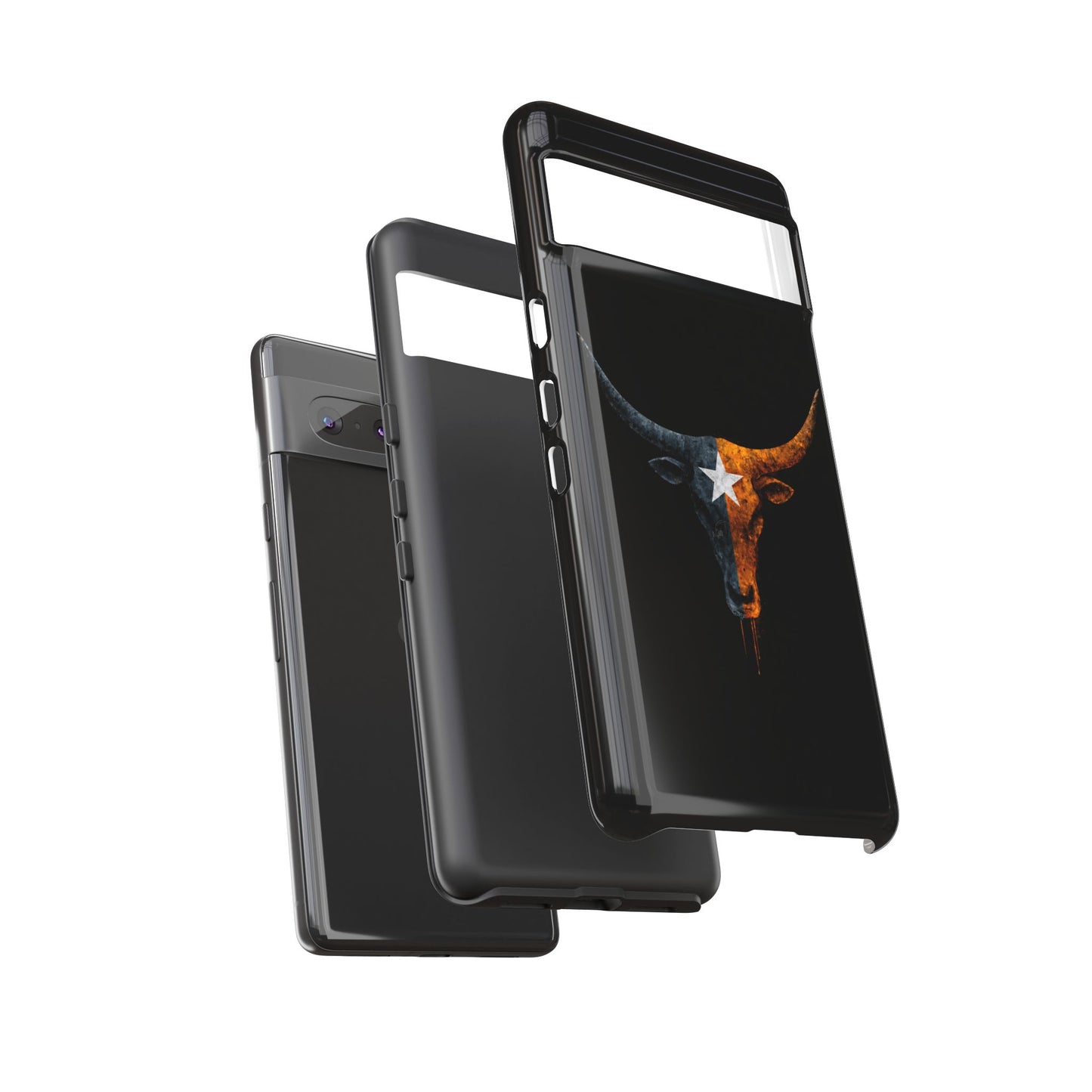 Texas Longhorn Skull Phone Case Western Cowboy Bull iPhone Samsung Cover