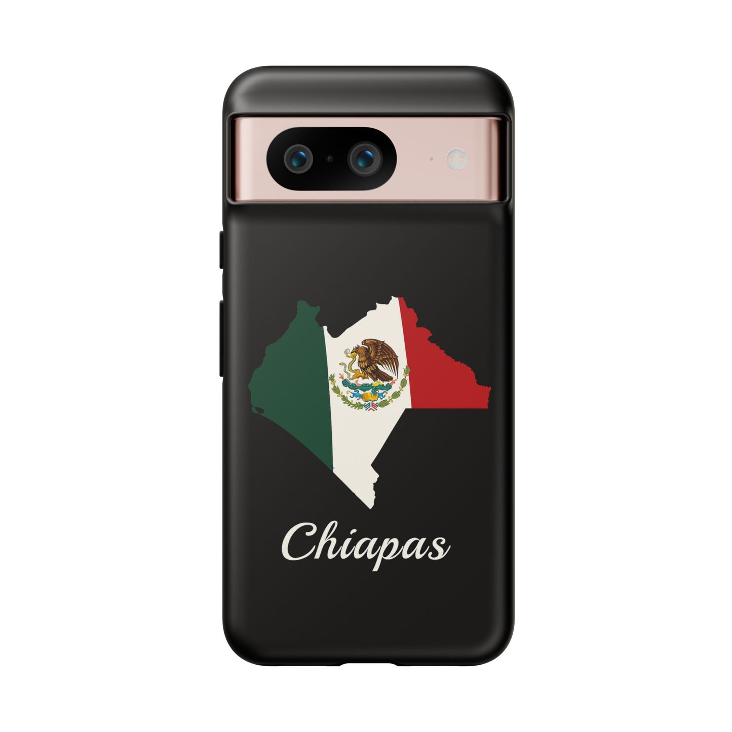 Chiapas Mexico Flag Map Phone Case | Mexican American Pride Tough Case for iPhone & Samsung