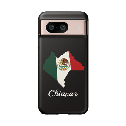 Chiapas Mexico Flag Map Phone Case | Mexican American Pride Tough Case for iPhone & Samsung
