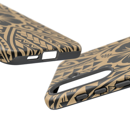 Polynesian Tribal Hawaiin Hibiscus Phone Case for iPhone Samsung Galaxy