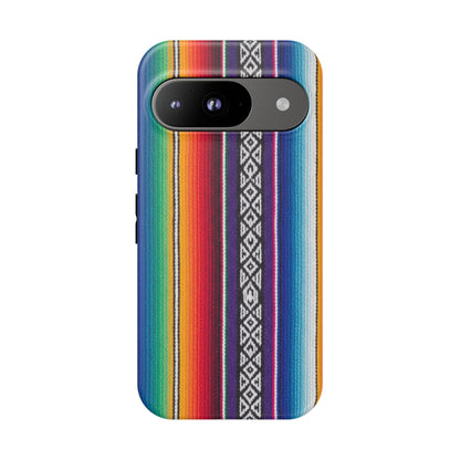 Serape Stripe Phone Case – Colorful Mexican Blanket Pattern Tough Case