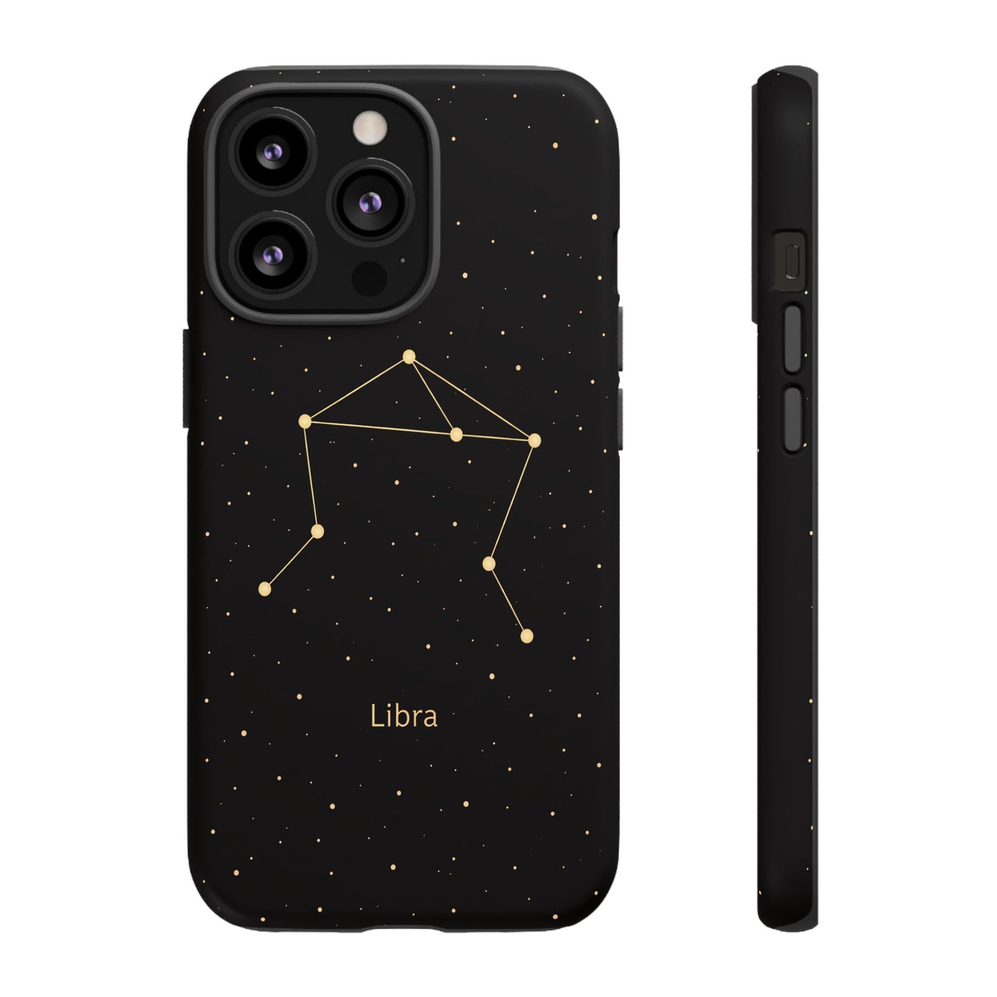 Libra Zodiac Constellation Phone Case – Luxe Gold Celestial Cover