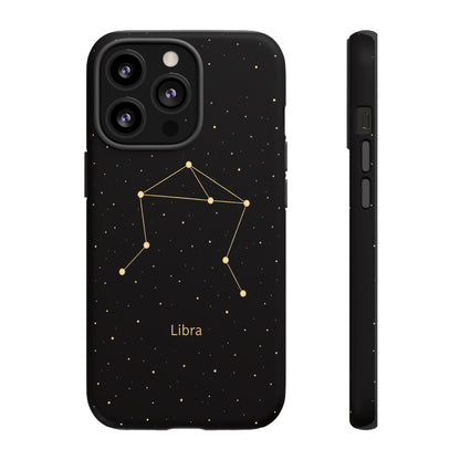 Libra Zodiac Constellation Phone Case – Luxe Gold Celestial Cover