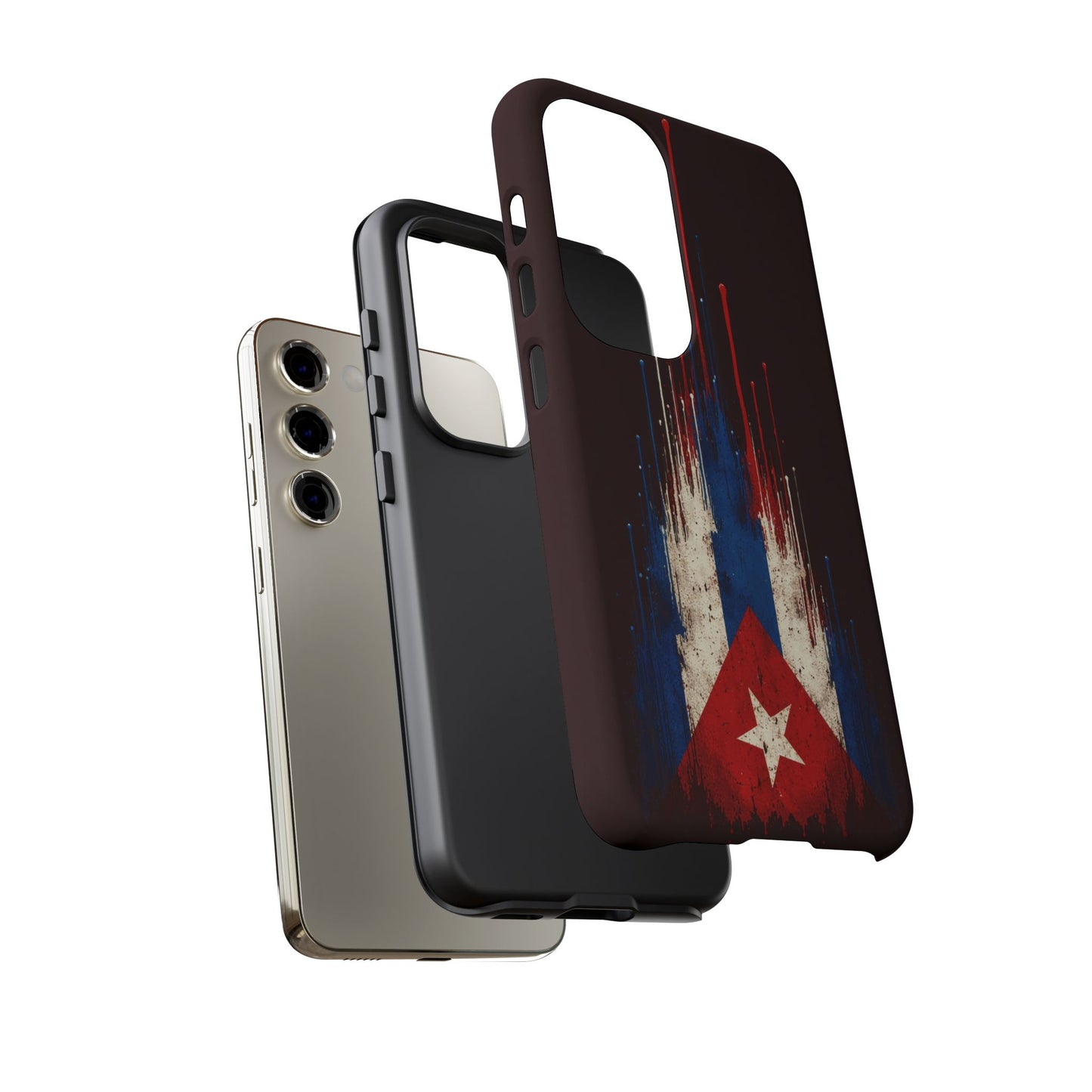 Cuban Flag Phone Case | Cuba Flag Tough Case | Patriotic Cuban Pride iPhone Samsung Protective Cover