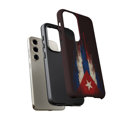 Cuban Flag Phone Case | Cuba Flag Tough Case | Patriotic Cuban Pride iPhone Samsung Protective Cover