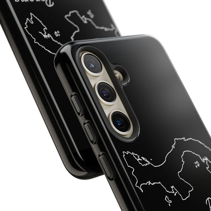 Panama Outline Phone Case – Minimal Country Map Tough Case (iPhone, Samsung, Pixel)