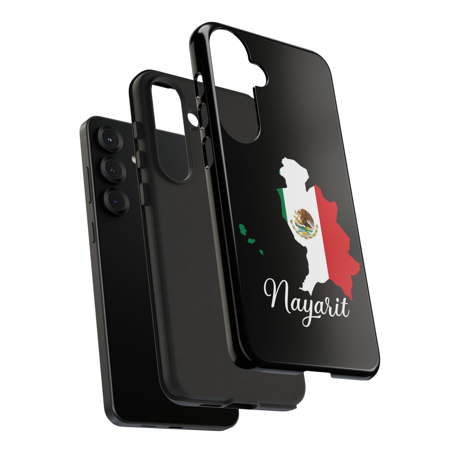 Nayarit Mexico Flag Map Phone Case | Mexican American Pride Tough Case for iPhone & Samsung