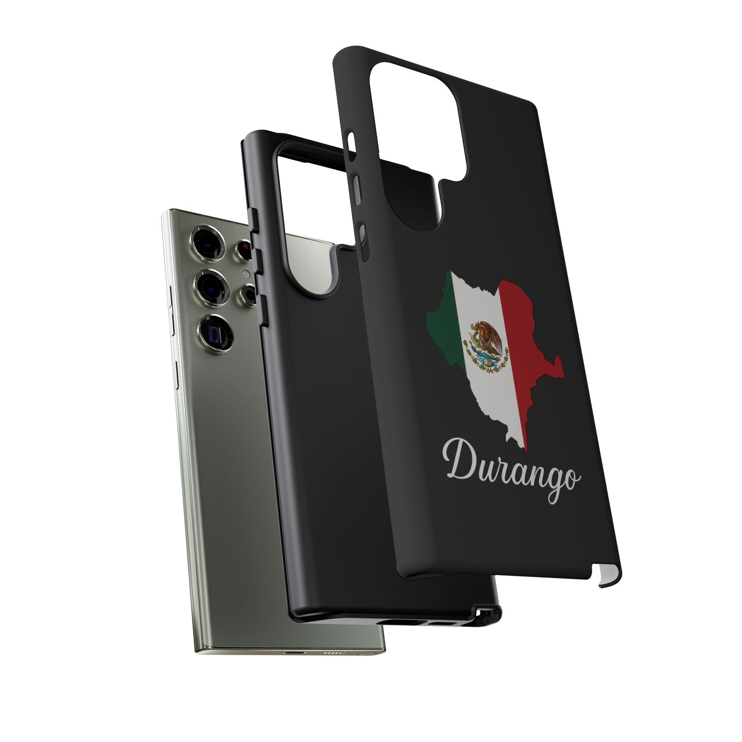 Durango Mexico Flag Map Phone Case | Mexican American Pride Tough Case for iPhone & Samsung