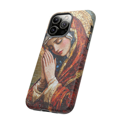Virgin Mary Phone Case, Catholic Phone Case, Christian Aesthetic Case, Religious iPhone Case, Saint Art Case, Faith Gift