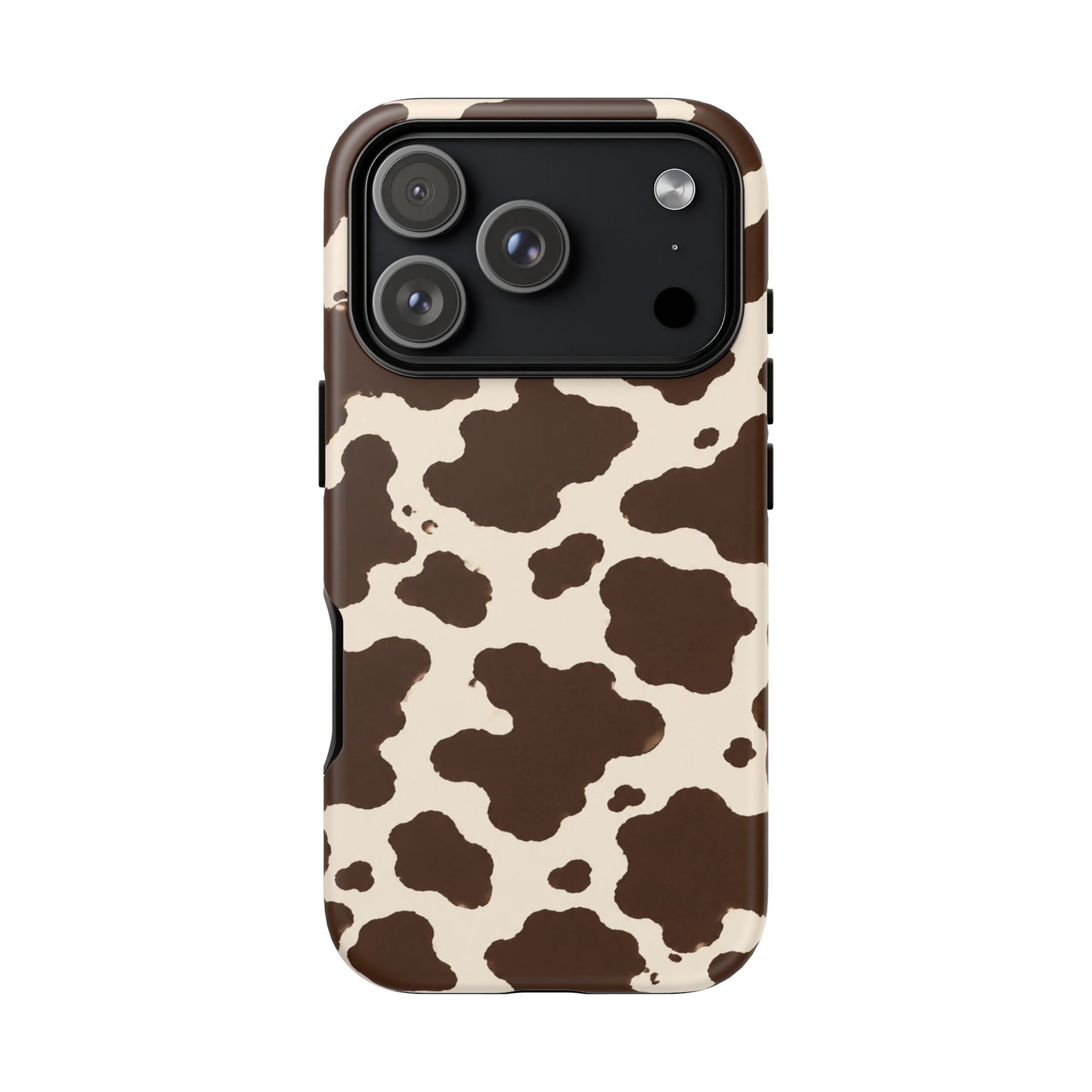 Western Cow Print Tough Phone Case for iPhone Samsung Galaxy Pixel