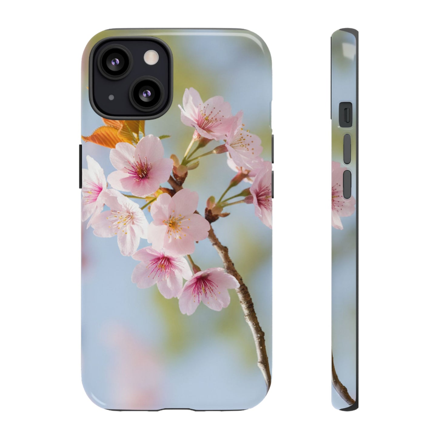 Cherry Blossom Phone Case – Pink Floral Tough Case (iPhone, Samsung Galaxy, Pixel)