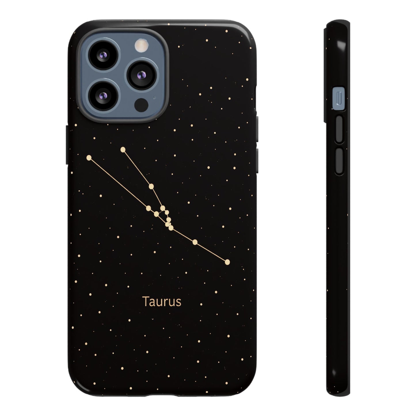 Taurus Zodiac Constellation Phone Case – Luxe Gold Celestial Cover
