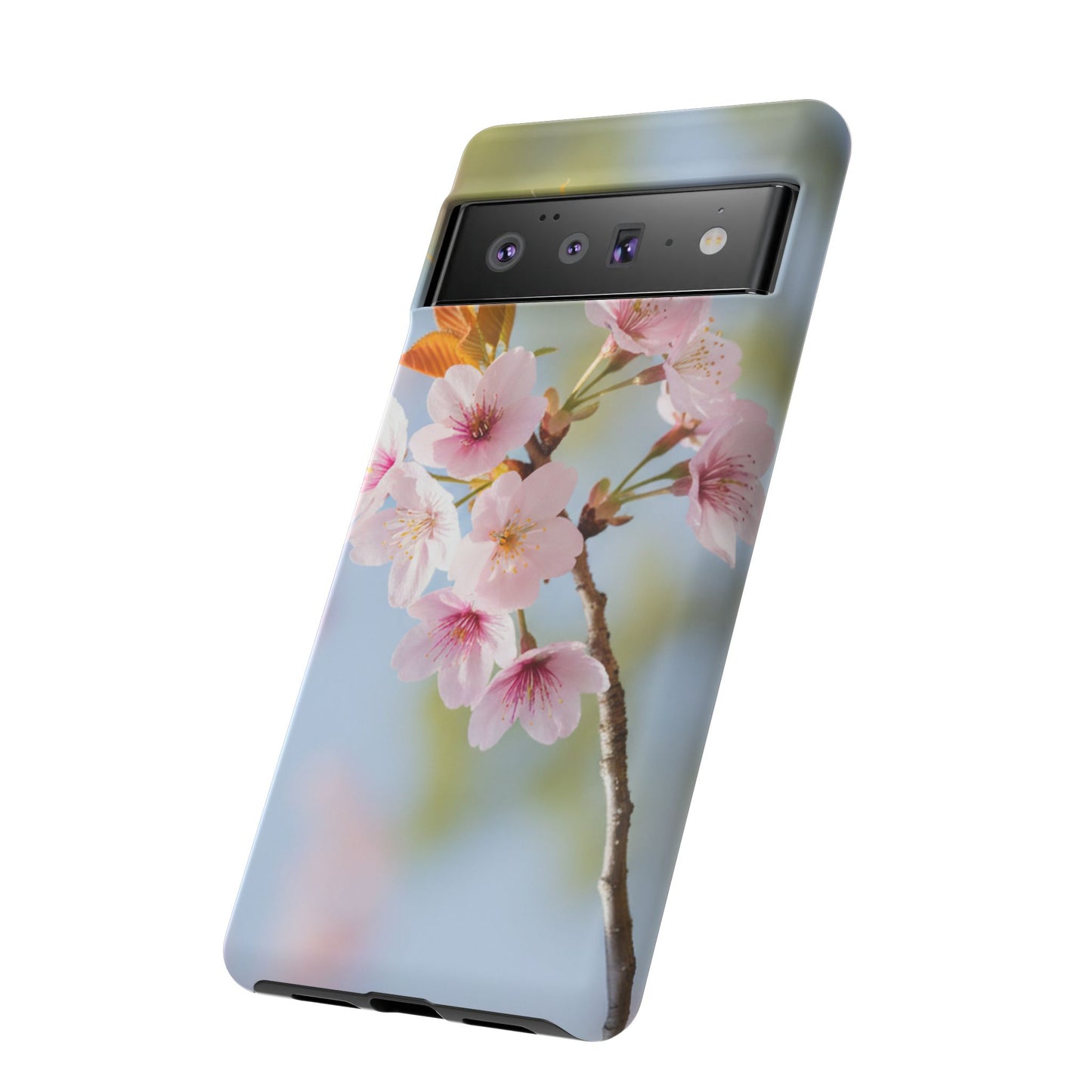 Cherry Blossom Phone Case – Pink Floral Tough Case (iPhone, Samsung Galaxy, Pixel)