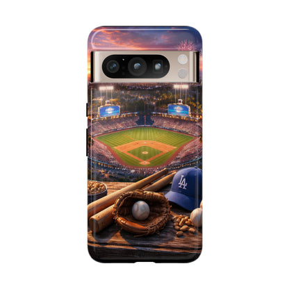 Baseball Sunset Stadium Phone Case LA Game Day Sports Aesthetic Case