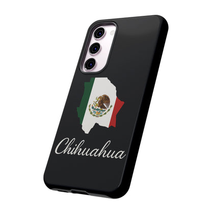 Chihuahua Mexico Flag Map Phone Case | Mexican American Pride Tough Case for iPhone & Samsung