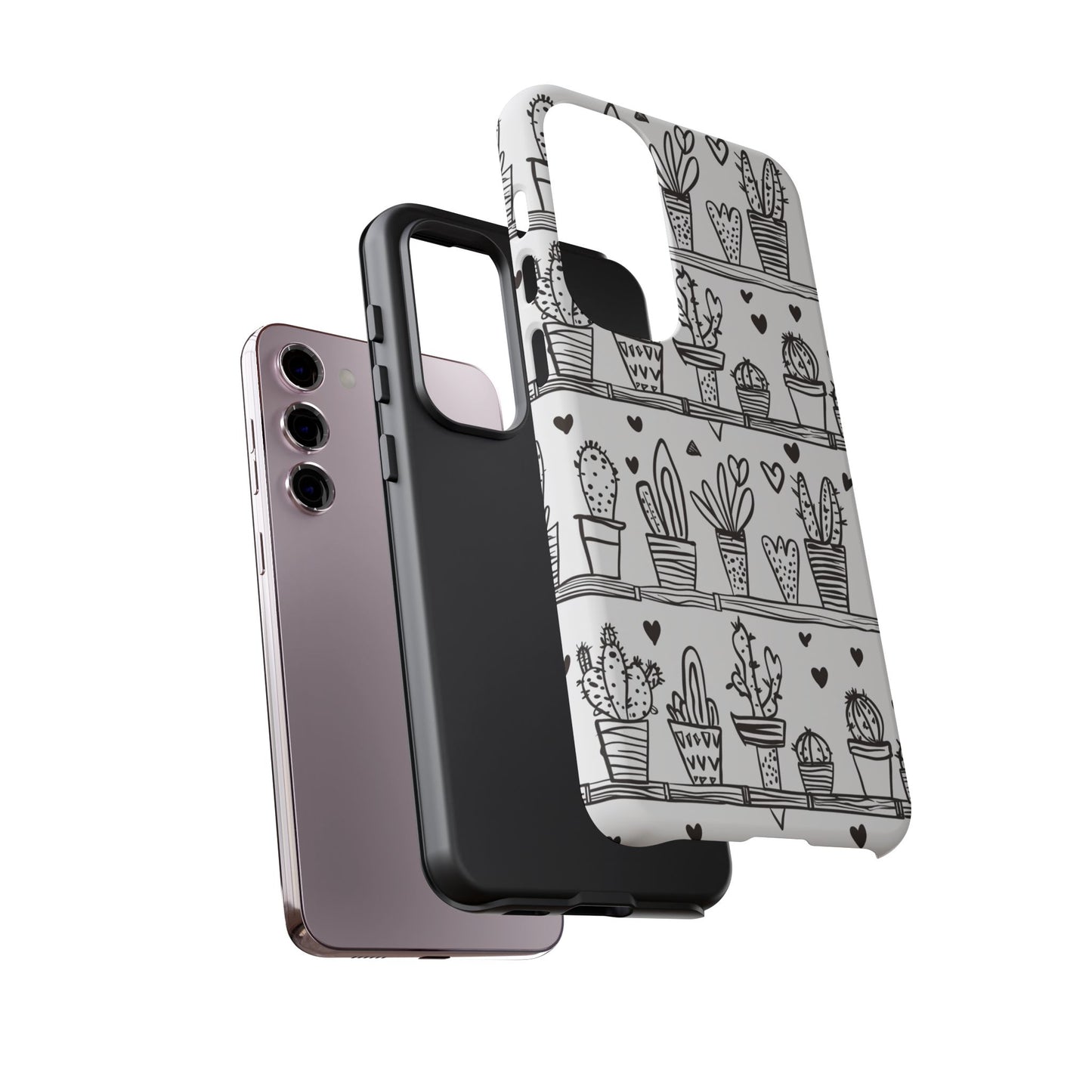 Cactus Succulent Phone Case Cute Plant Aesthetic iPhone Samsung Cover