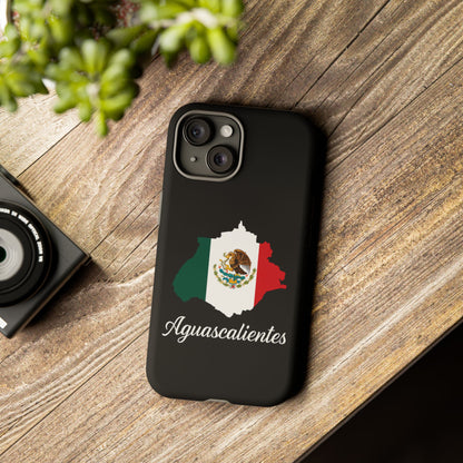 Aguascalientes Mexico Flag Map Phone Case | Mexican American Pride Tough Case for iPhone & Samsung