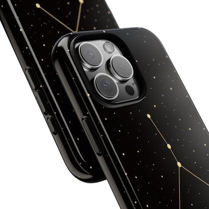 Cancer Zodiac Constellation Phone Case – Luxe Gold Celestial Cover