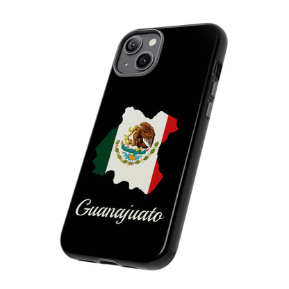 Guanajuato Mexico Flag Map Phone Case | Mexican American Pride Tough Case for iPhone & Samsung