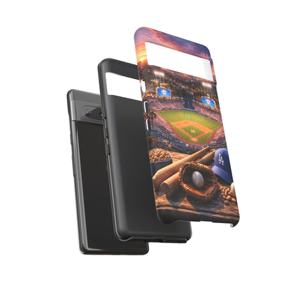 Baseball Sunset Stadium Phone Case LA Game Day Sports Aesthetic Case