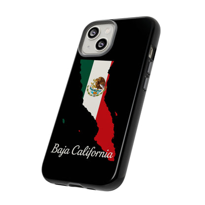 Baja California Mexico Flag Map Phone Case | Mexican American Pride Tough Case for iPhone & Samsung