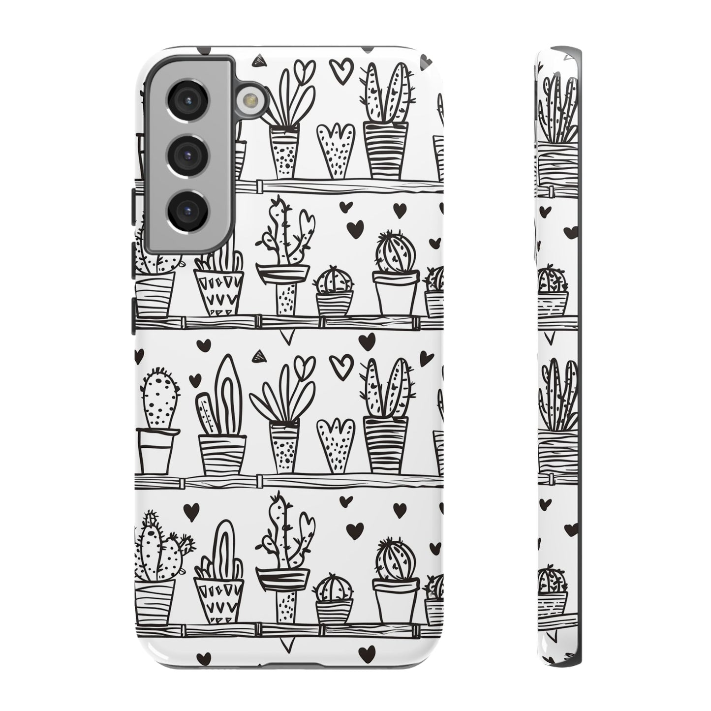 Cactus Succulent Phone Case Cute Plant Aesthetic iPhone Samsung Cover