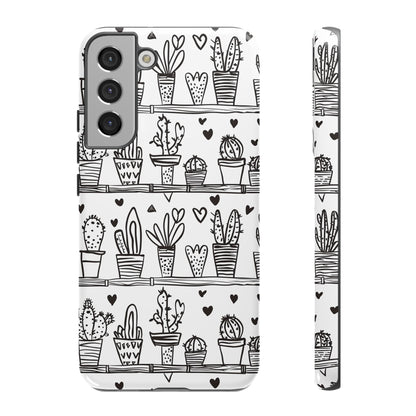 Cactus Succulent Phone Case Cute Plant Aesthetic iPhone Samsung Cover
