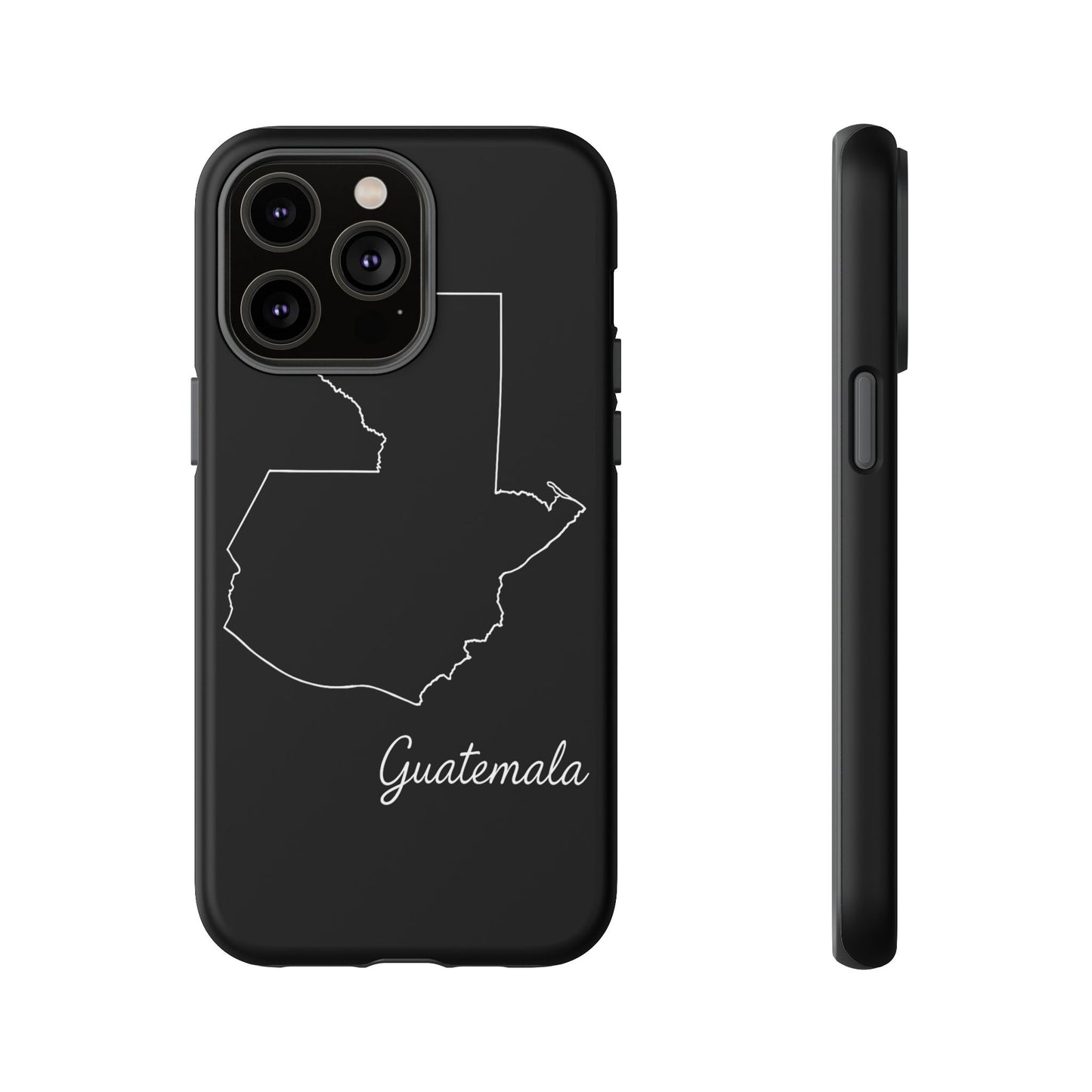 Guatemala Outline Phone Case – Minimal Country Map Tough Case (iPhone, Samsung, Pixel)