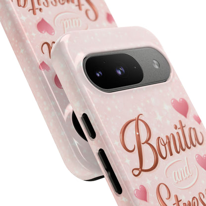 Bonita Stressita Phone Case Cute Latina Aesthetic Pink Coquette Case