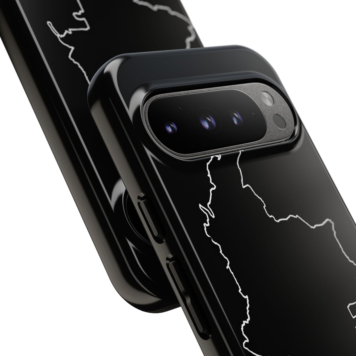 Colombia Outline Phone Case – Minimal Country Map Tough Case (iPhone, Samsung, Pixel)
