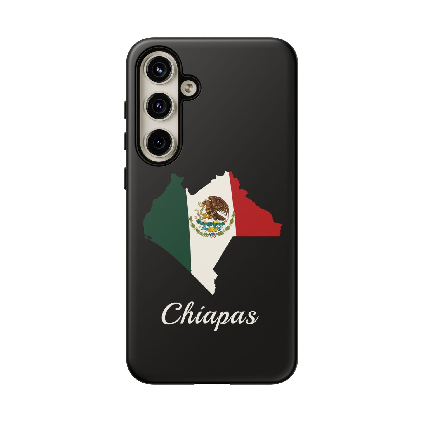 Chiapas Mexico Flag Map Phone Case | Mexican American Pride Tough Case for iPhone & Samsung