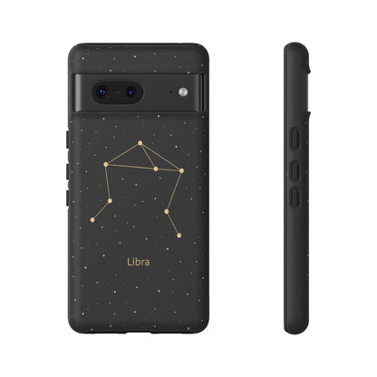 Libra Zodiac Constellation Phone Case – Luxe Gold Celestial Cover