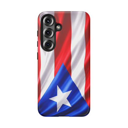 Puerto Rico Flag Phone Case | Boricua Pride Tough Case | Puerto Rican Flag Protective Cover for iPhone & Samsung