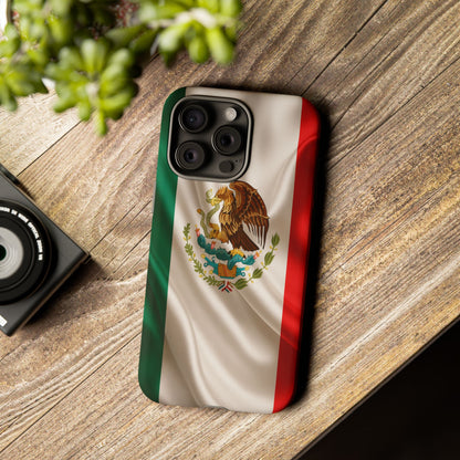 Mexico Flag Phone Case | Mexican Pride iPhone & Samsung Case | Tricolor Aesthetic Tough Protective Cover
